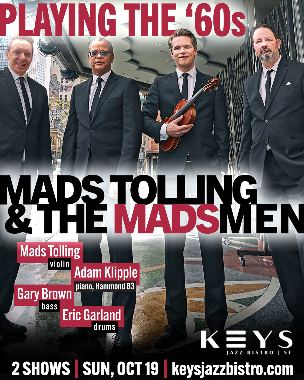 Mads Tolling & The Mads Men: Playing the 60s