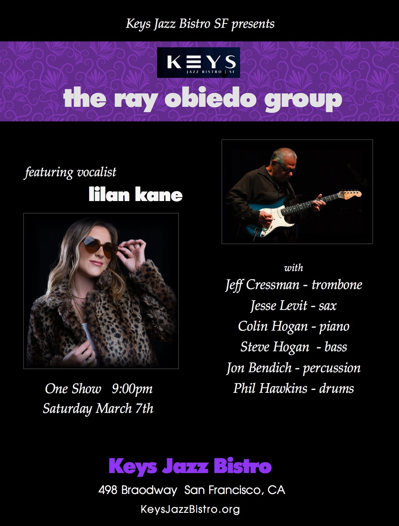 Ray Obiedo Group with Lilan Kane