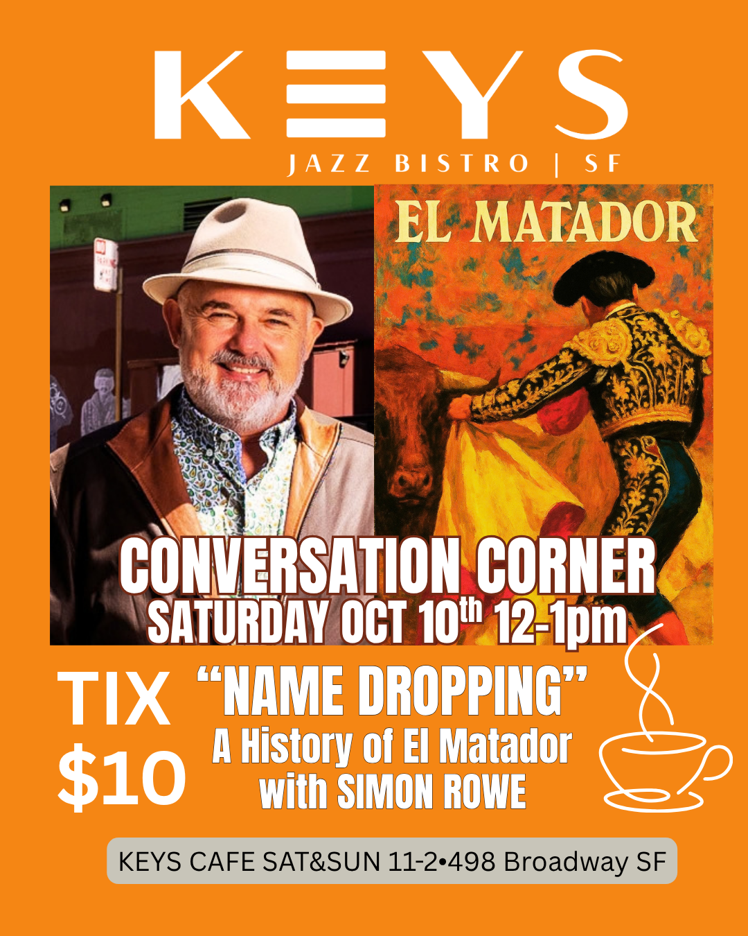 Conversation Corner with Simon Rowe